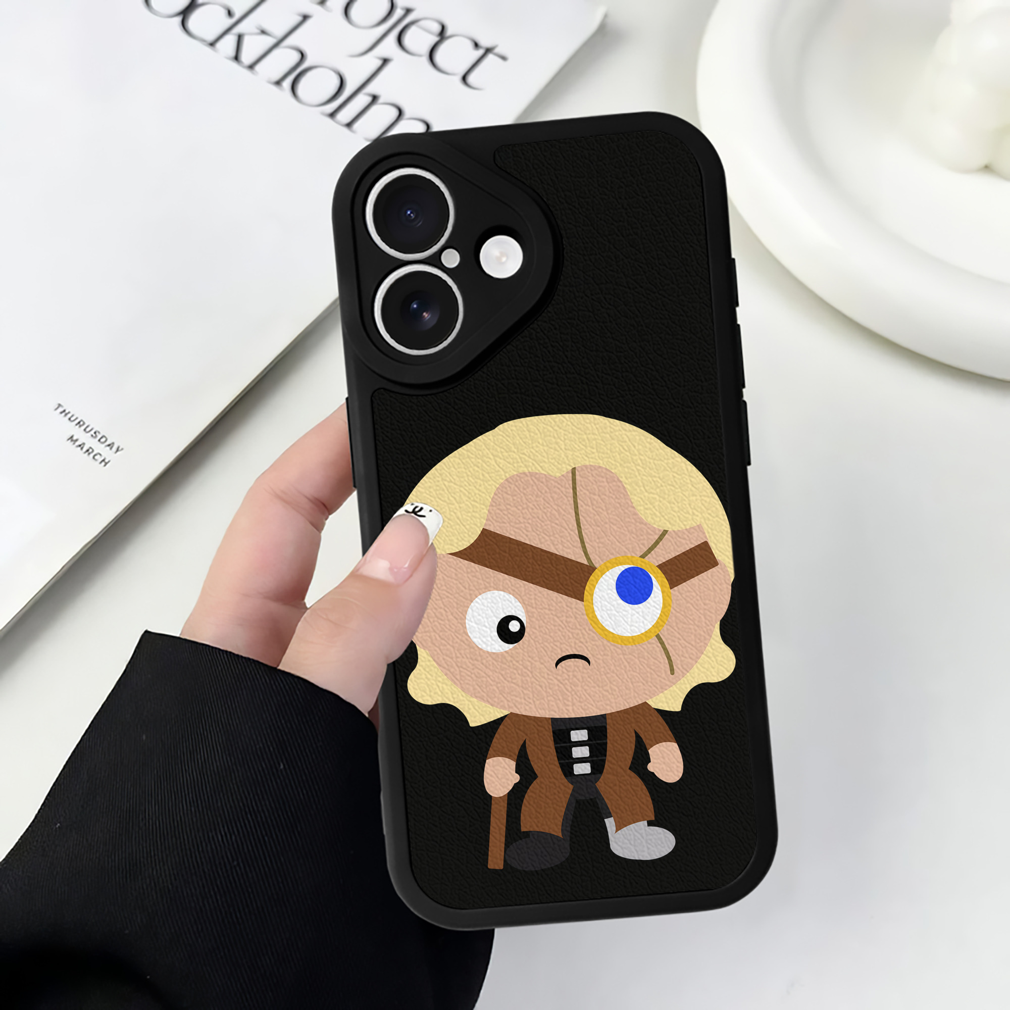 （画像用） Harry Potter ハリー・ポッターシリーズ 【iPhone 16シリーズ対応】シリコンスマホケース（レザー調） 材質：シリコン